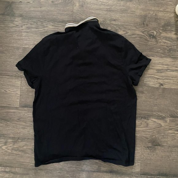 Express Men's Striped Polo Colorblock Striped Color Retro 70s - Picture 2 of 3